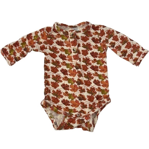 Kate Quinn Autumn Fall Long Sleeve Bamboo Soft Bodysuit - Picture 1 of 3